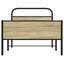 sengeramme 100x200 cm uden madras konstrueret træ sonoma-eg