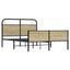 sengeramme 140x200 cm uden madras konstrueret træ sonoma-eg