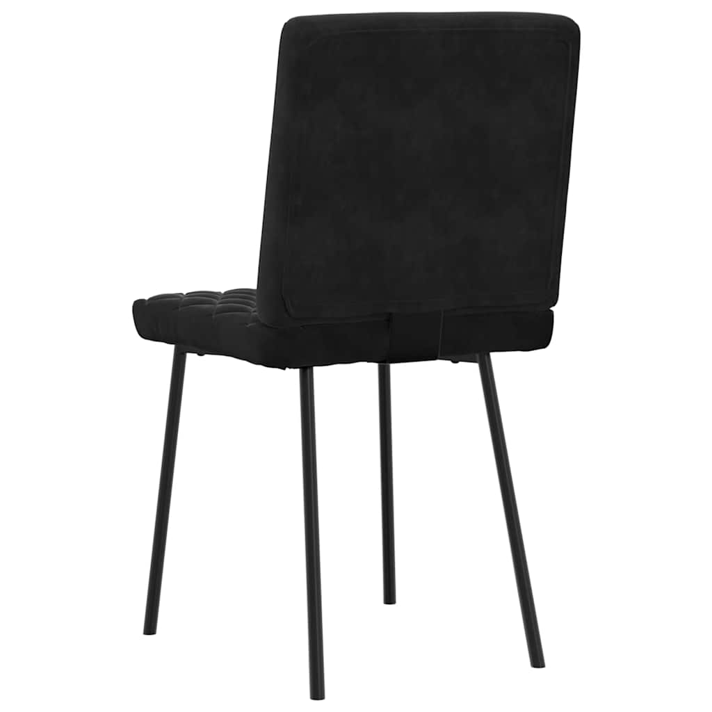 spisebordsstole 4 stk. velour sort