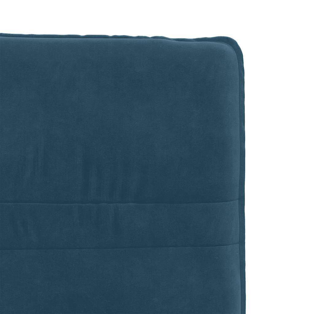 spisebordsstole 4 stk. velour blå
