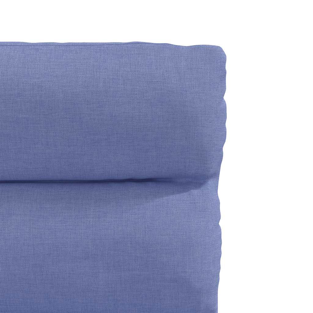 spisebordsstole 4 stk. Jeans blåt stof