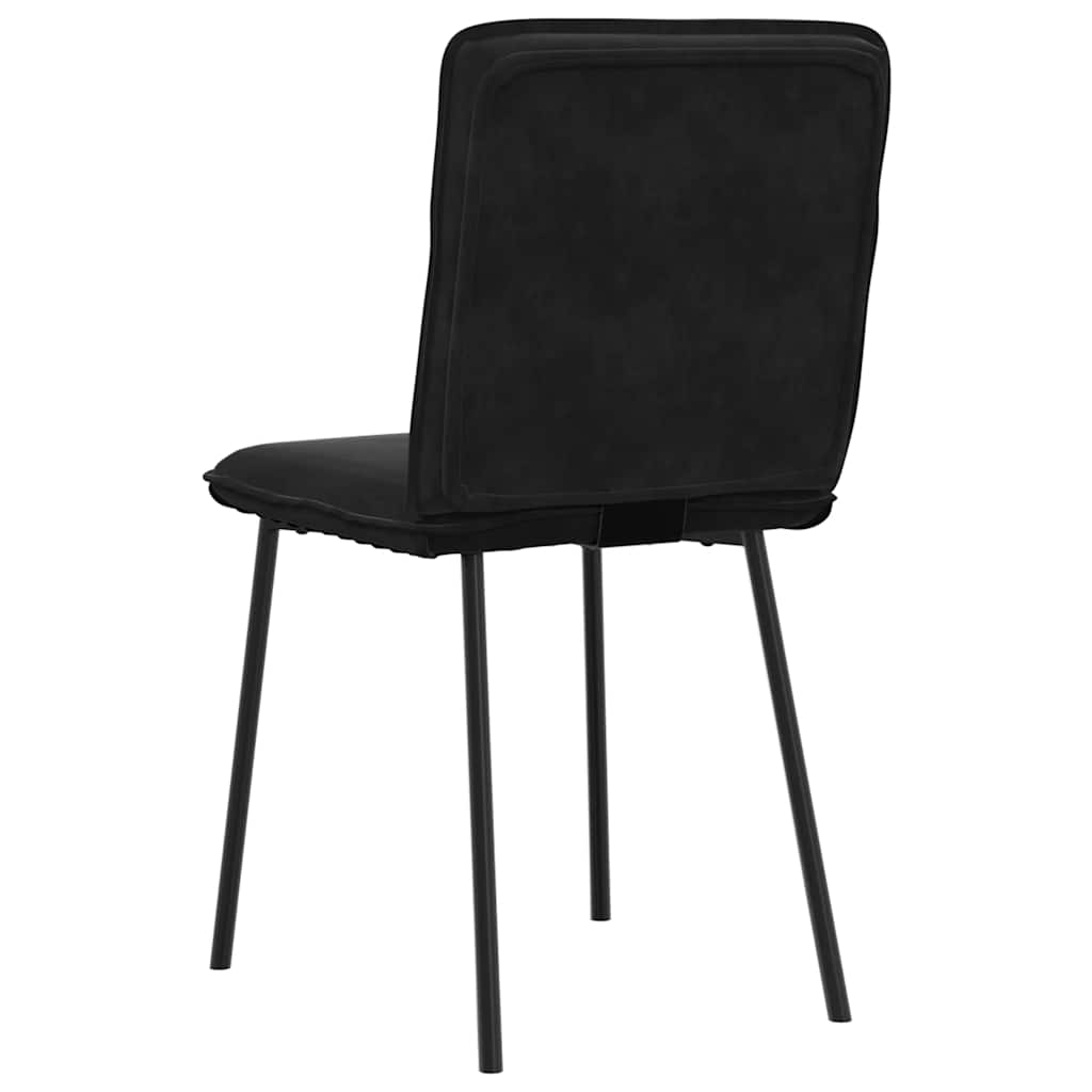 spisebordsstole 6 stk. velour sort