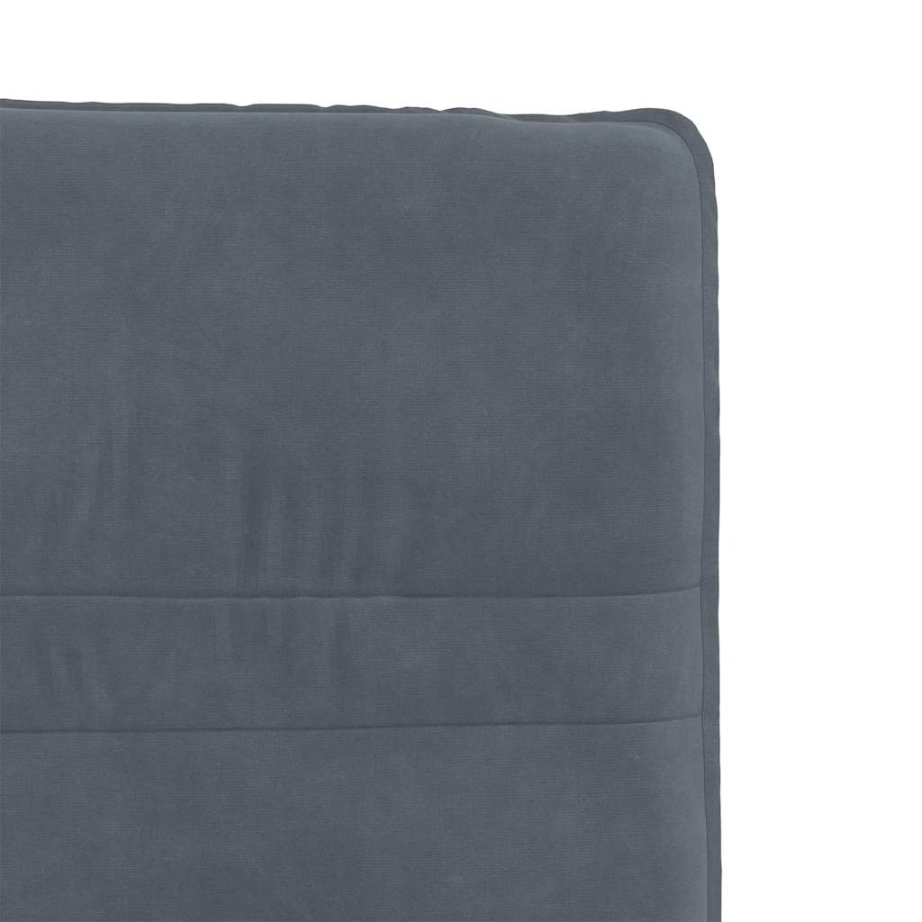 spisebordsstole 6 stk. velour mørkegrå