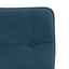spisebordsstole 6 stk. velour blå