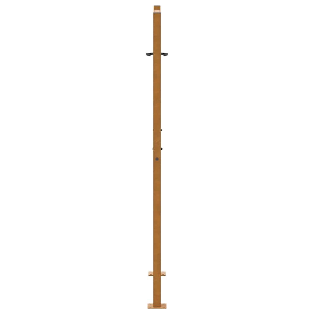 havelåge 100x125 cm vejrbestandigt stålbladdesign
