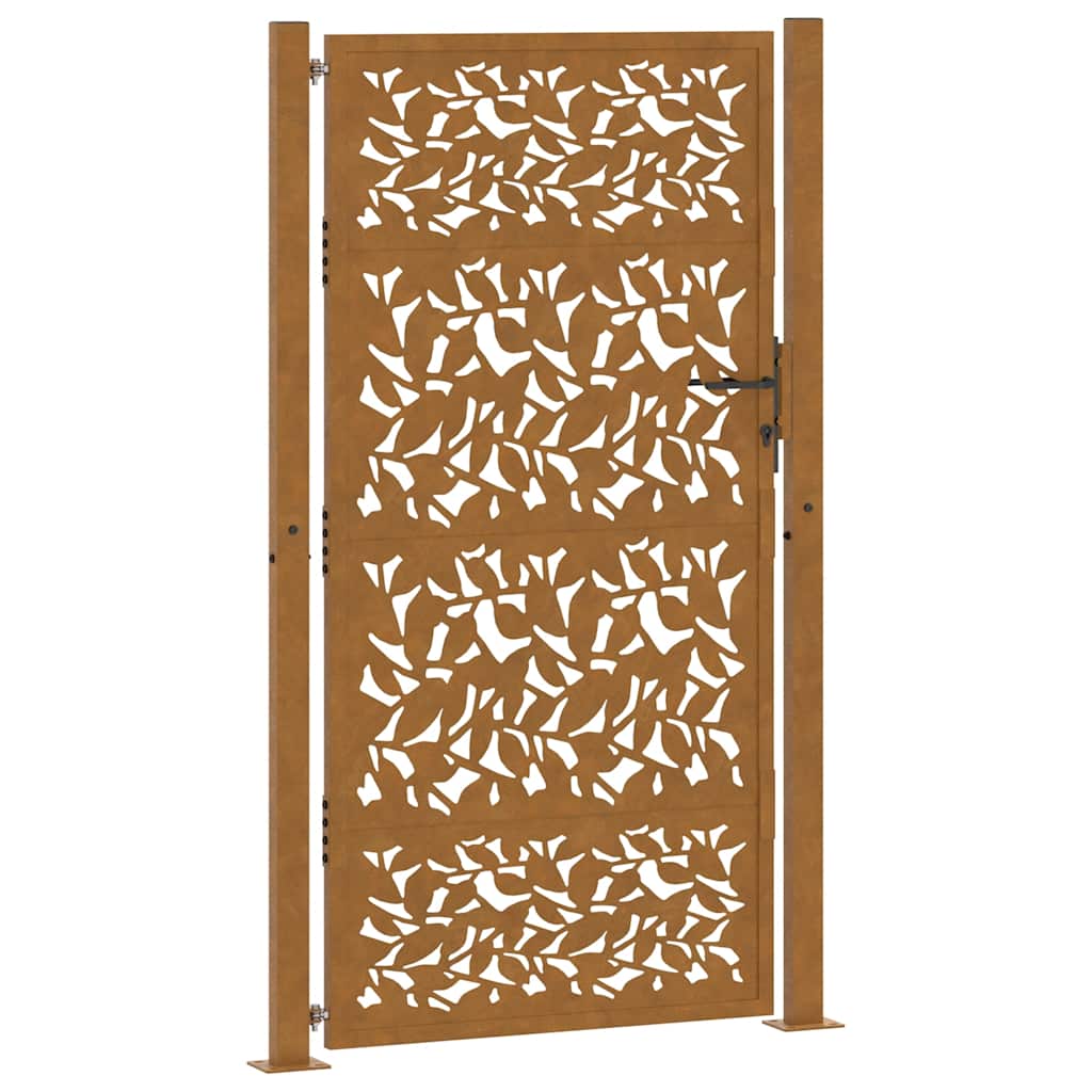 havelåge 100x175 cm vejrbestandigt stålbladdesign