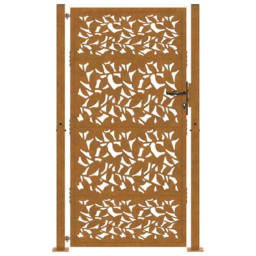 havelåge 100x175 cm vejrbestandigt stålbladdesign