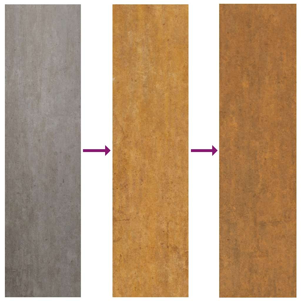 havelåge 100x150 cm vejrbestandigt stålspordesign