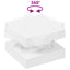 sofabord 360 grader drejeligt 50x50x34,5 cm hvid