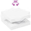 sofabord 360 grader drejeligt 70x70x34,5 cm hvid