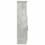 badeværelsesskab med rulleholder 20,5x22x90 cm betongrå