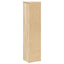 badeværelsesskab med rulleholder 20,5x20x90 cm sonoma-eg