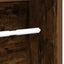 badeværelsesskab med papirholder røget eg 20,5x20x90 cm