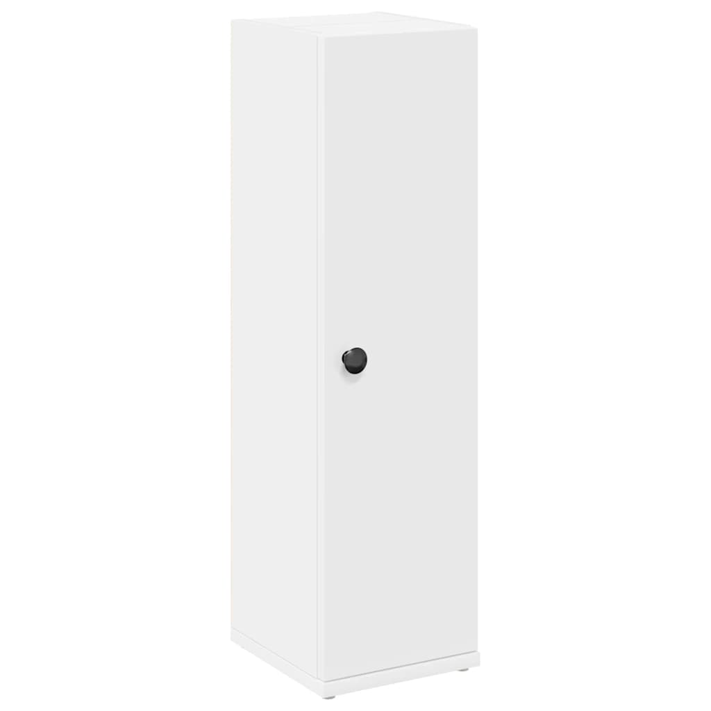 badeværelsesskab med rulleholder 20,5x22x72 cm hvid