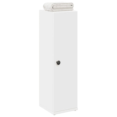 badeværelsesskab med rulleholder 20,5x22x72 cm hvid