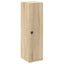 badeværelsesskab med rulleholder 20,5x22x72 cm sonoma-eg
