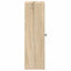 badeværelsesskab med rulleholder 20,5x22x72 cm sonoma-eg