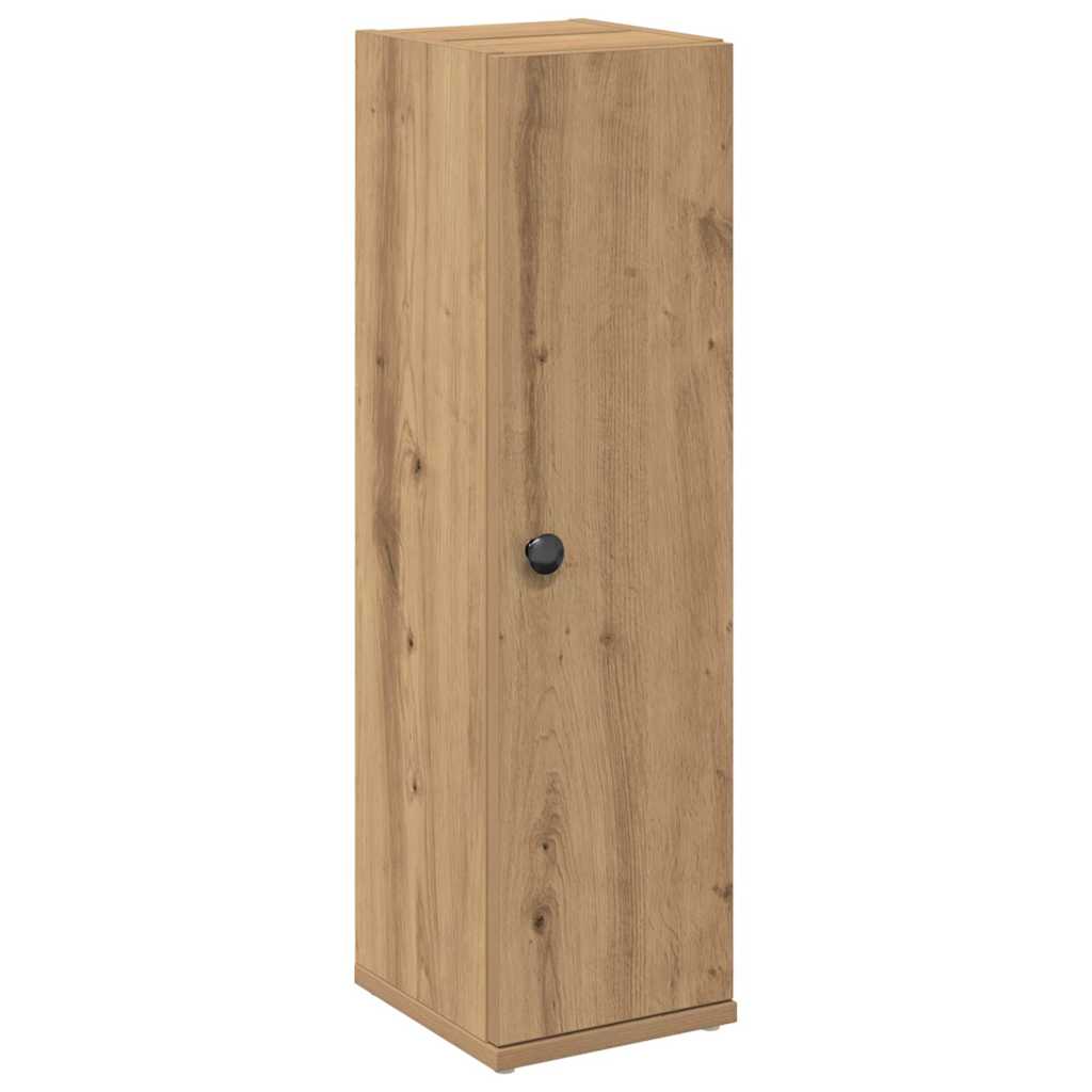 badeværelsesskab med rulleholder 20,5x22x72 cm kunsteg