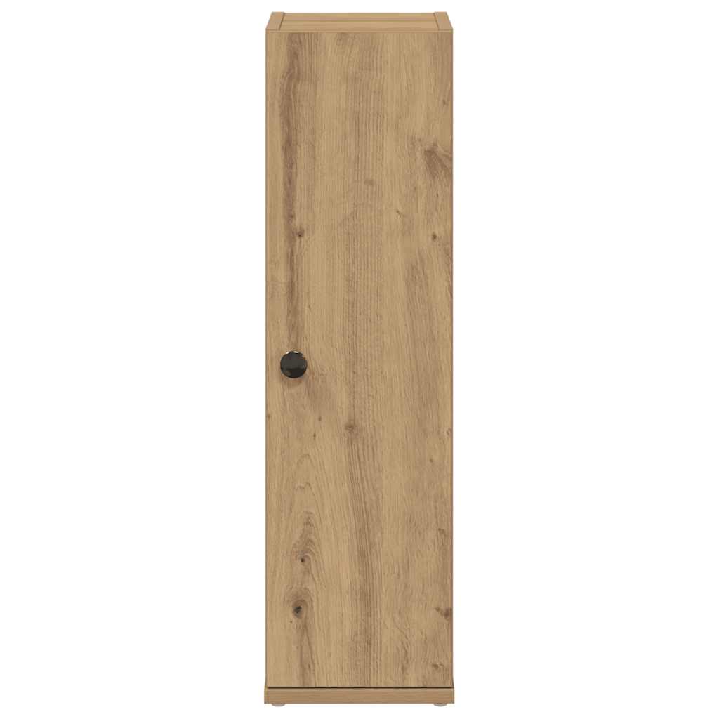 badeværelsesskab med rulleholder 20,5x22x72 cm kunsteg
