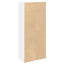 badeværelsesskab med rulleholder 39x22x90 cm hvid