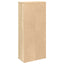 badeværelsesskab med rulleholder 39x22x90 cm sonoma-eg