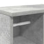 badeværelsesskab med rulleholder 39x22x90 cm betongrå