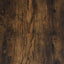 badeværelsesskab med rulleholder 39x22x90 cm røget egetræ