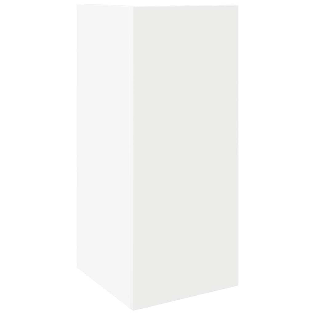 sidebord med hylde Hvid 25,5x27x60 cm