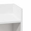 sidebord med hylde Hvid 25,5x27x60 cm