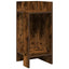 sidebord med hylde røget eg 25,5x27x60 cm