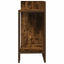 sidebord med hylde røget eg 25,5x27x60 cm