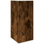 Sideborde 2 stk med reol røget eg 25,5x27x60 cm