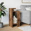 sidebord med hylde gammelt træ 25,5x27x60 cm