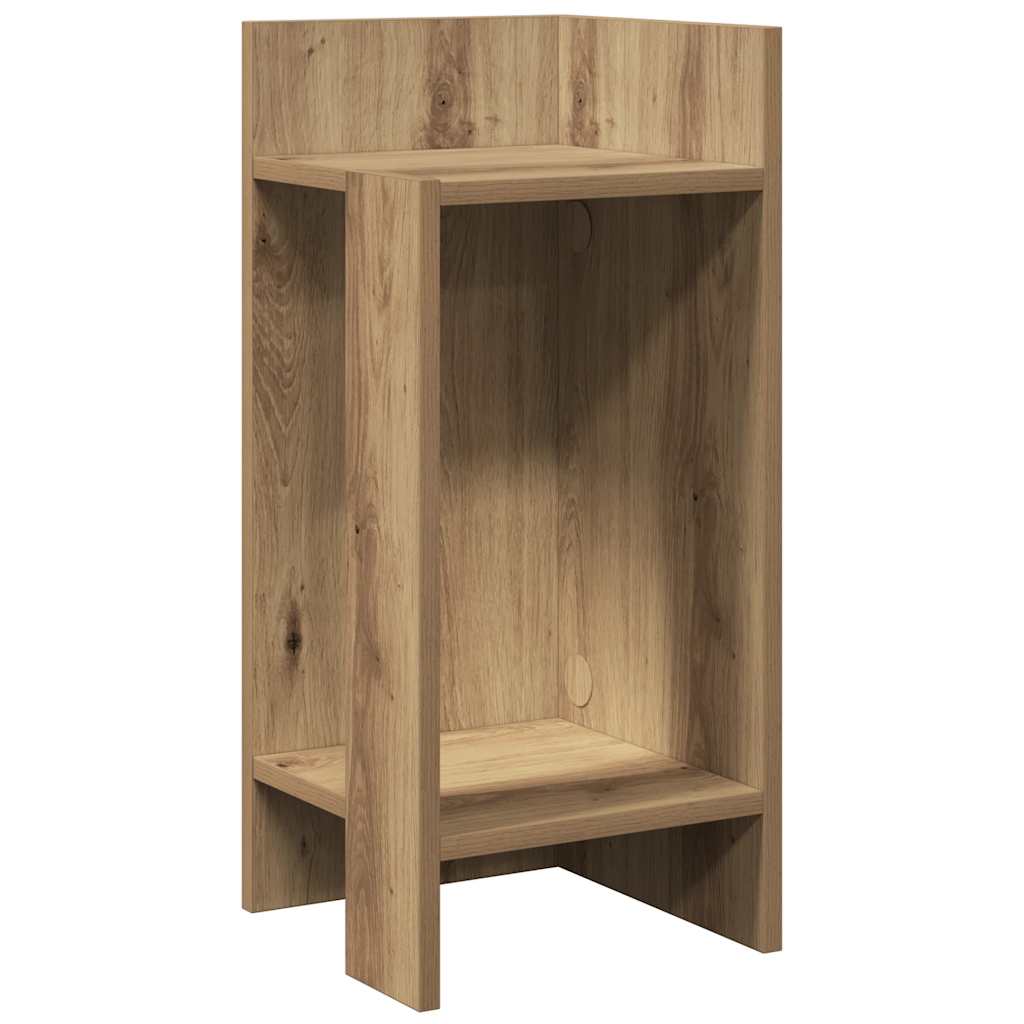 sidebord med hylde artisan eg 25,5x27x60 cm