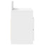 sengeborde 2 stk. med 2 skuffer 40x33x60 cm hvid