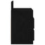 sengebord med 2 skuffer 40x33x60 cm sort