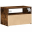væghængte sengeborde 2 stk. 45x26x28,5 cm røget egetræsfarve