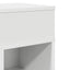 sengebord med skuffe 25x31x66 cm hvid