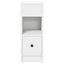 sengeborde 2 stk. med skuffe 25x31x66 cm hvid