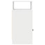 sengeborde 2 stk. med skuffe 25x31x66 cm hvid