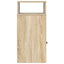 sengebord med skuffe 25x31x66 cm sonoma-eg