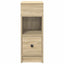 sengeborde 2 stk. med skuffe 25x31x66 cm sonoma-eg