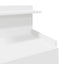 sengeborde 2 stk. med 2 skuffer hvide 40x36,5x62 cm