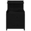 sengeborde 2 stk. med 2 skuffer sort 40x36,5x62 cm