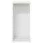sengeborde 2 stk. 46,5x29x61 cm konstrueret træ hvid