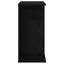 sengebord 46,5x29x61 cm konstrueret træ sort-eg