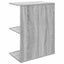 sengeborde 2 stk. 46,5x29x61 cm konstrueret træ grå sonoma-eg
