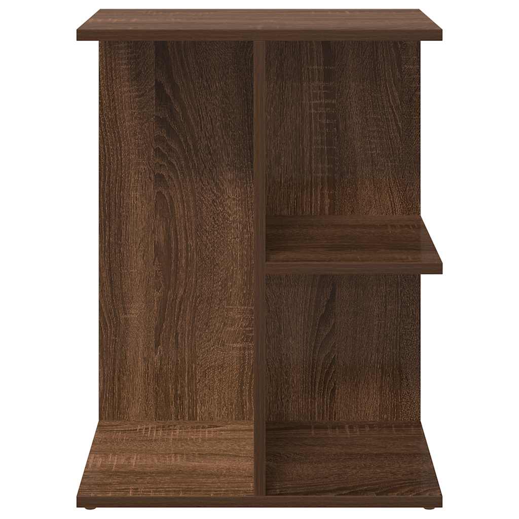 sengebord 46,5x29x61 cm konstrueret træ brun egetræsfarve