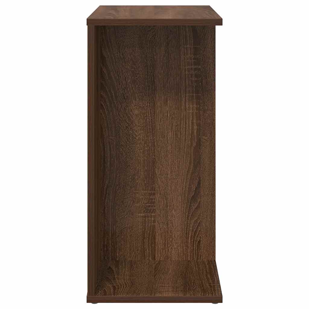 sengebord 46,5x29x61 cm konstrueret træ brun egetræsfarve