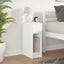 sengebord med skuffe 20x36x60 cm hvid